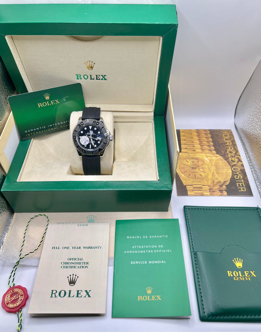 Black With Silver – Black Oysterflex Rubber