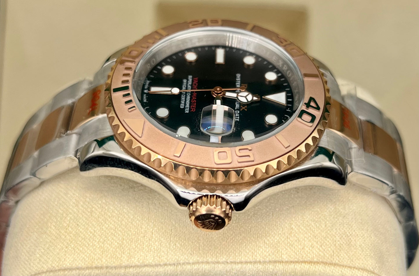 Rose Gold Black – Oyster Chain