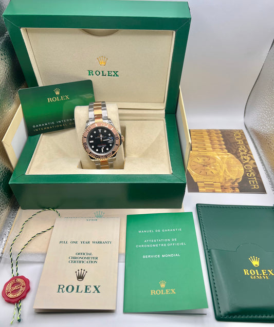 Rose Gold Black – Oyster Chain