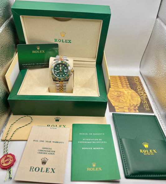 Green Two Tone Automatic – Jubilee Chain