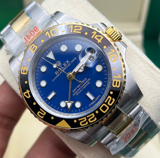 Blue Two Tone Automatic – Jubilee Chain