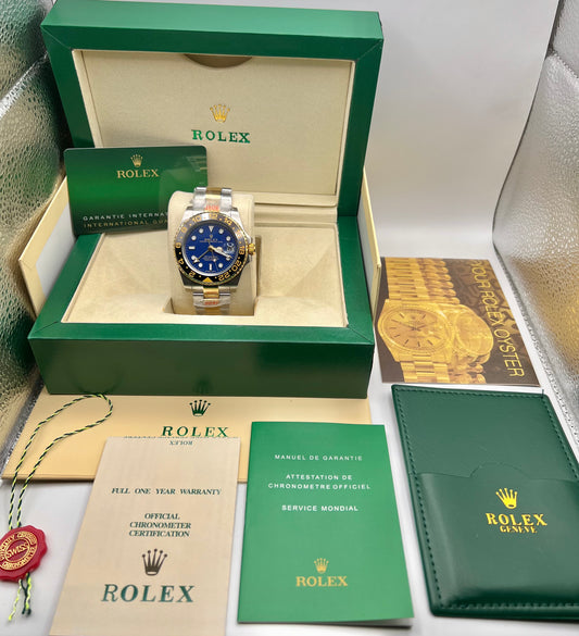 Blue Two Tone Automatic – Jubilee Chain