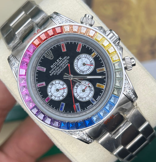 Black Rainbow Automatic – Oyster Chain