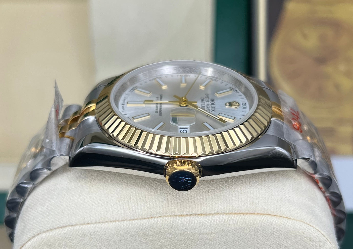 Silver Two Tone Automatic – Jubilee Chain