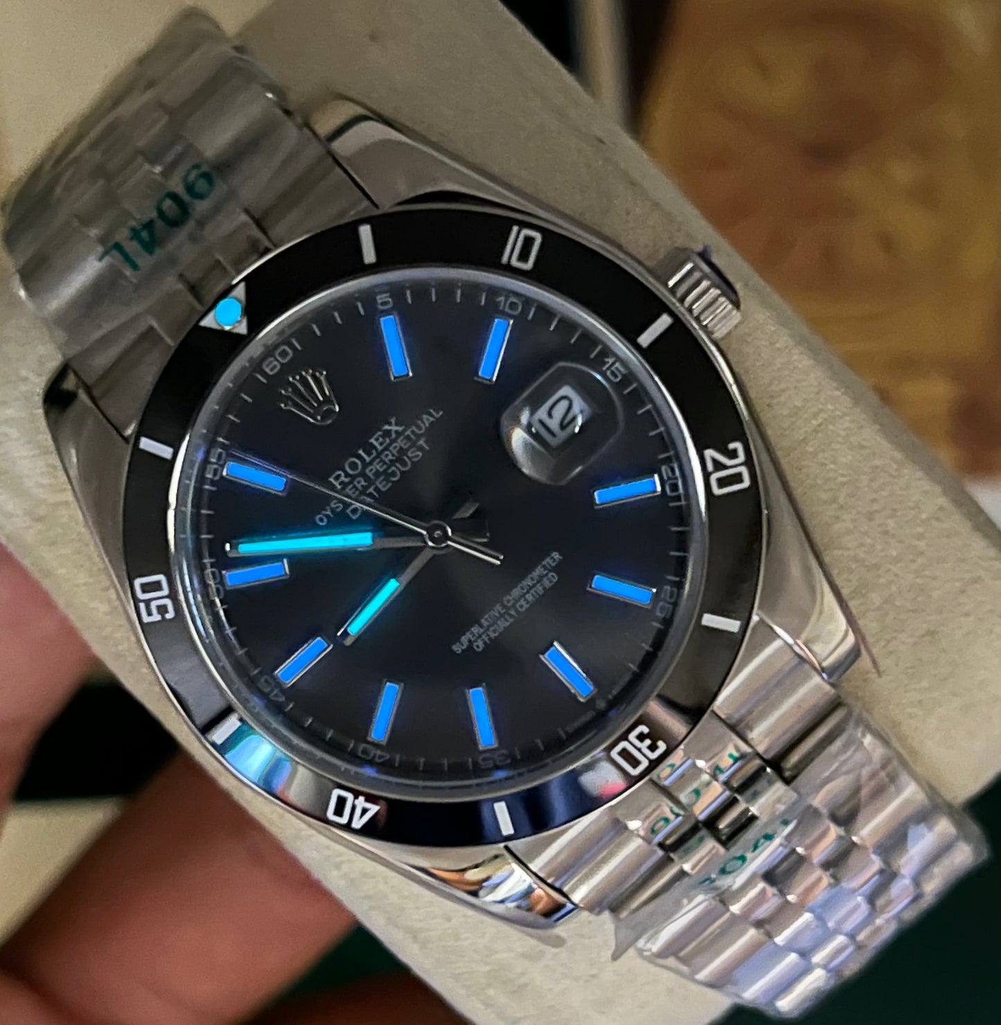 Grey Black Automatic – Jubilee Chain