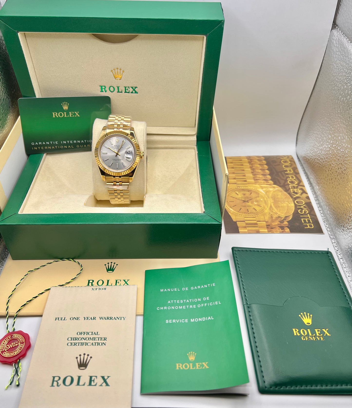 Silver Golden Automatic – Jubilee Chain