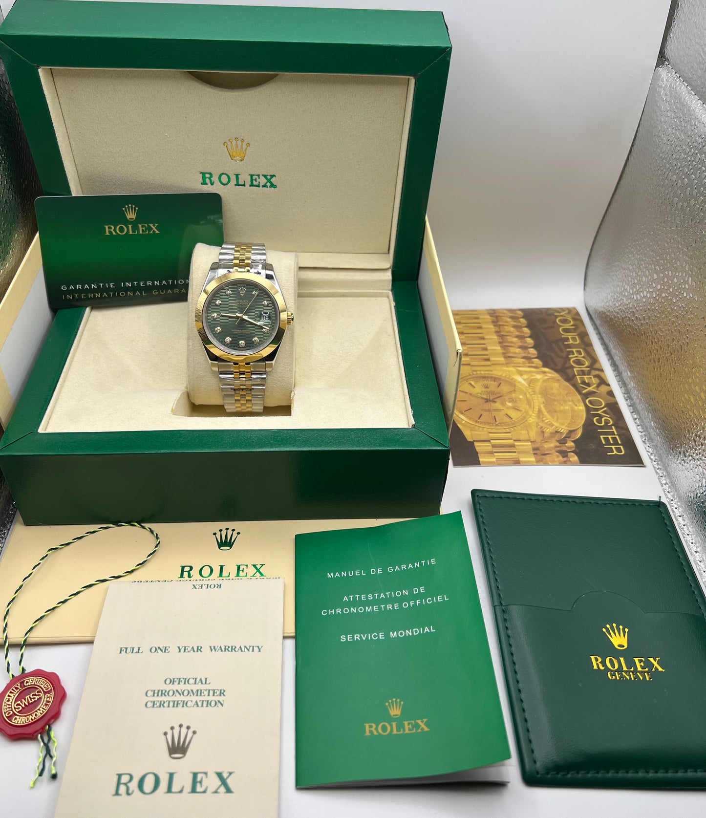Green Diamond Automatic – Jubilee Chain