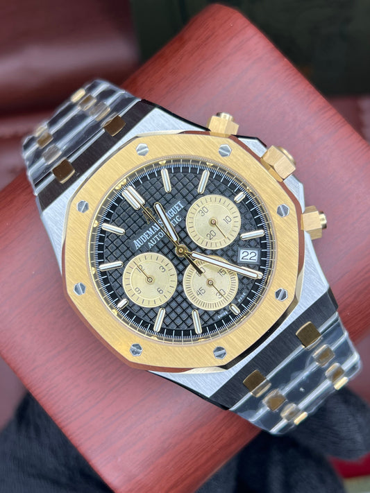 Black Two Tone Chronograph