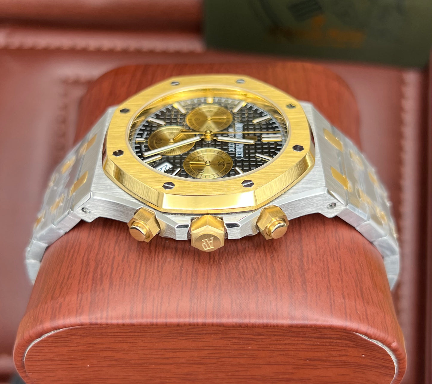 Black Two Tone Chronograph