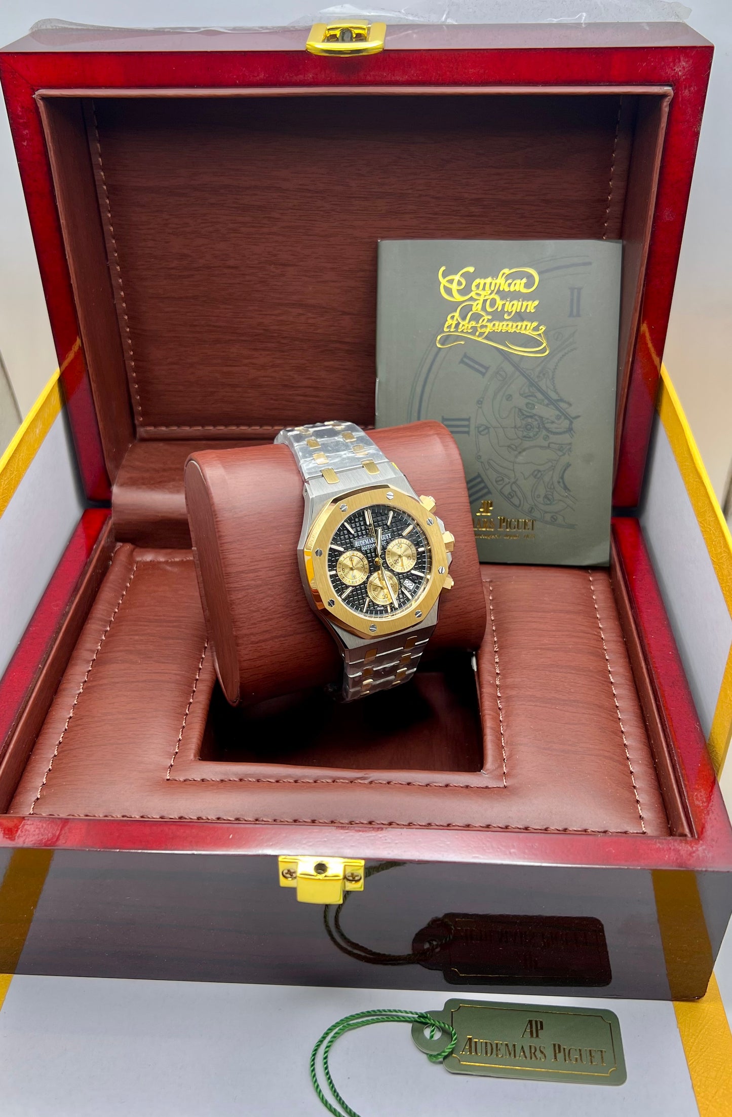 Black Two Tone Chronograph