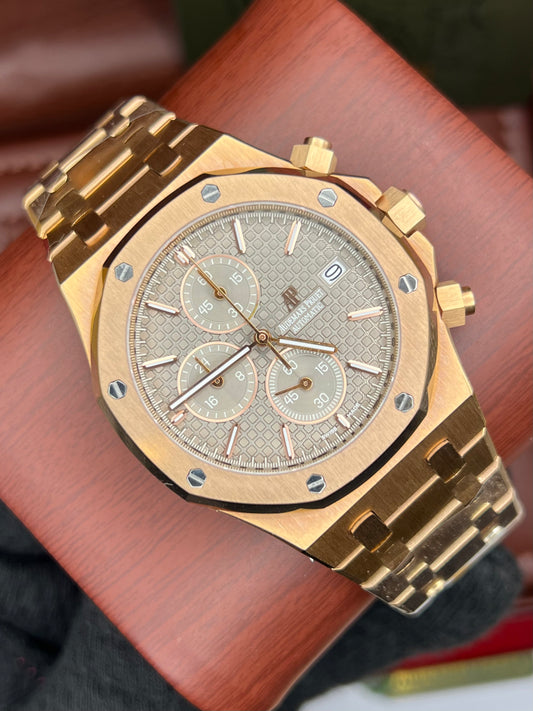 Rose Gold Side Chronograph