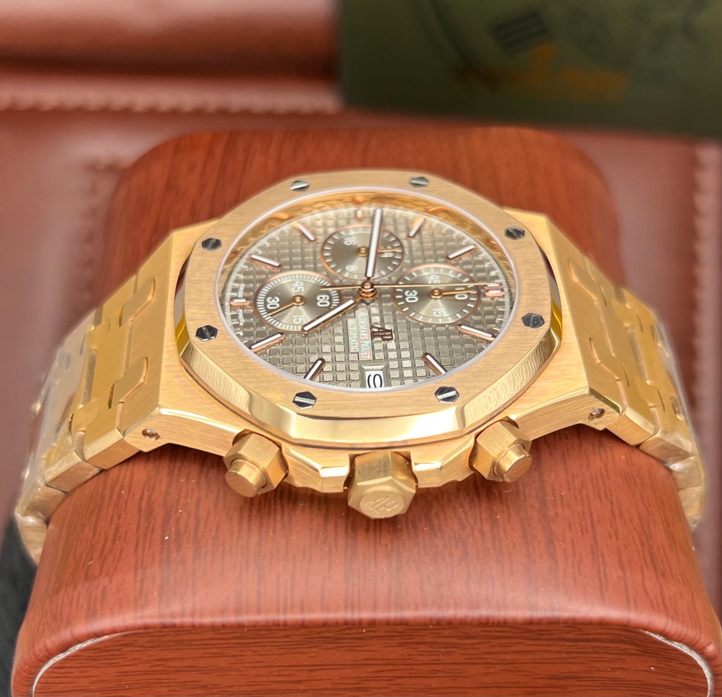 Rose Gold Side Chronograph