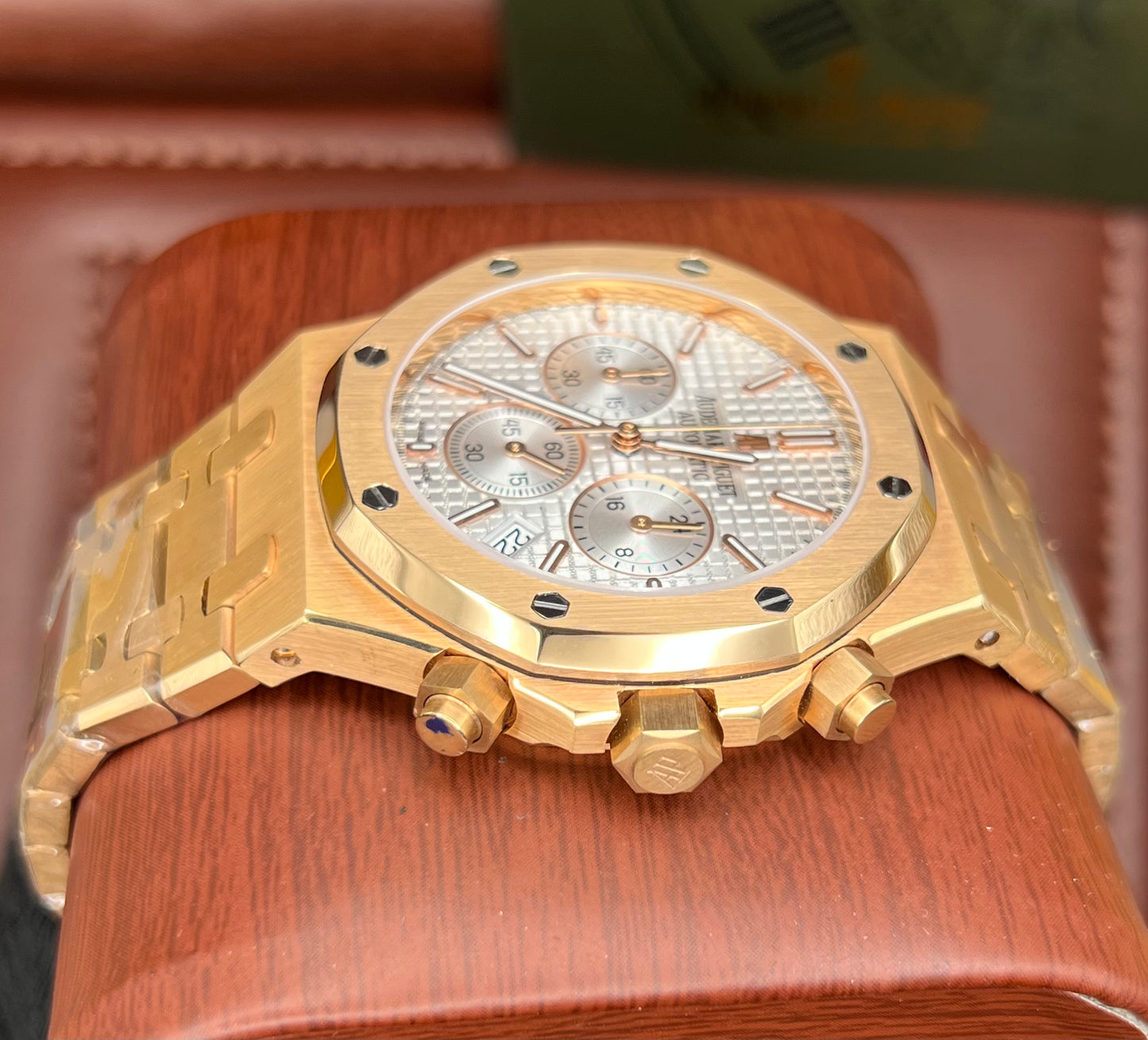 White Rose Gold Chronograph