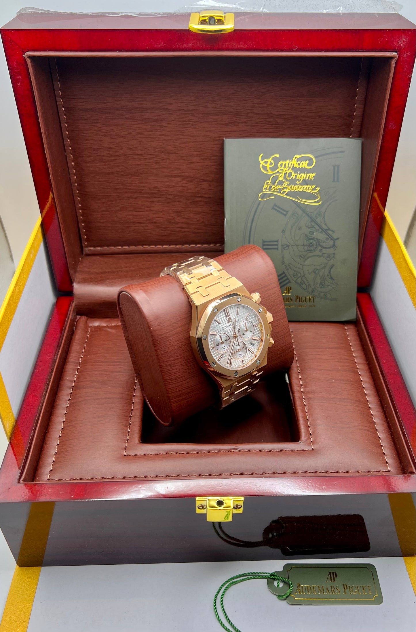 White Rose Gold Chronograph