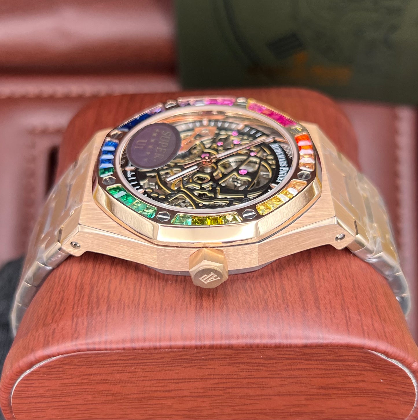 Rose Gold Skeleton Automatic