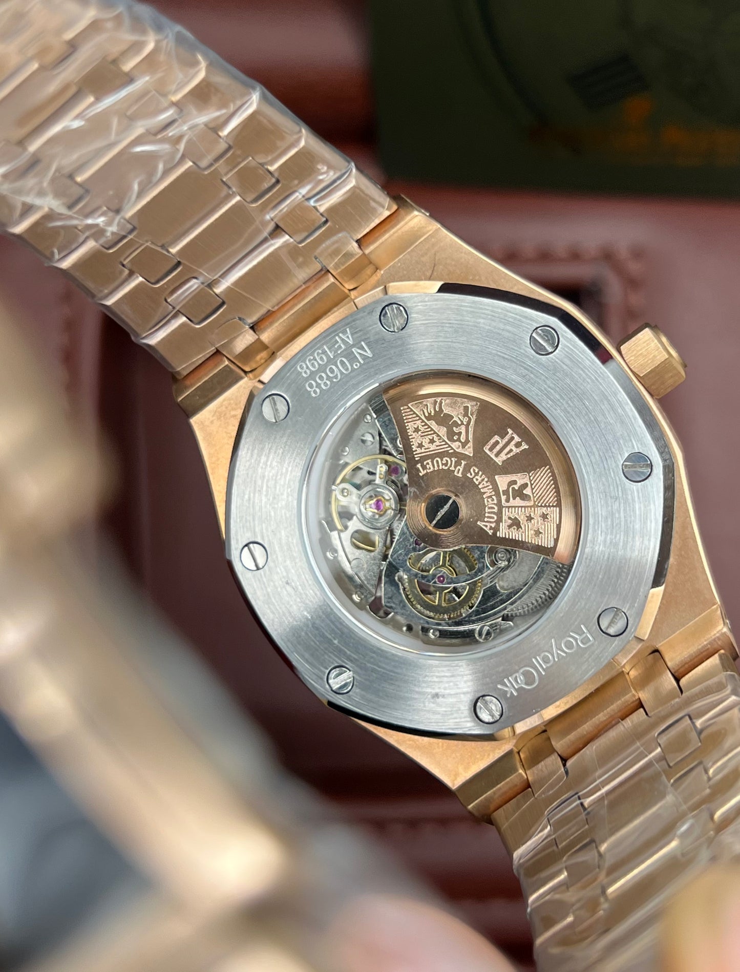 Rose Gold Skeleton Automatic