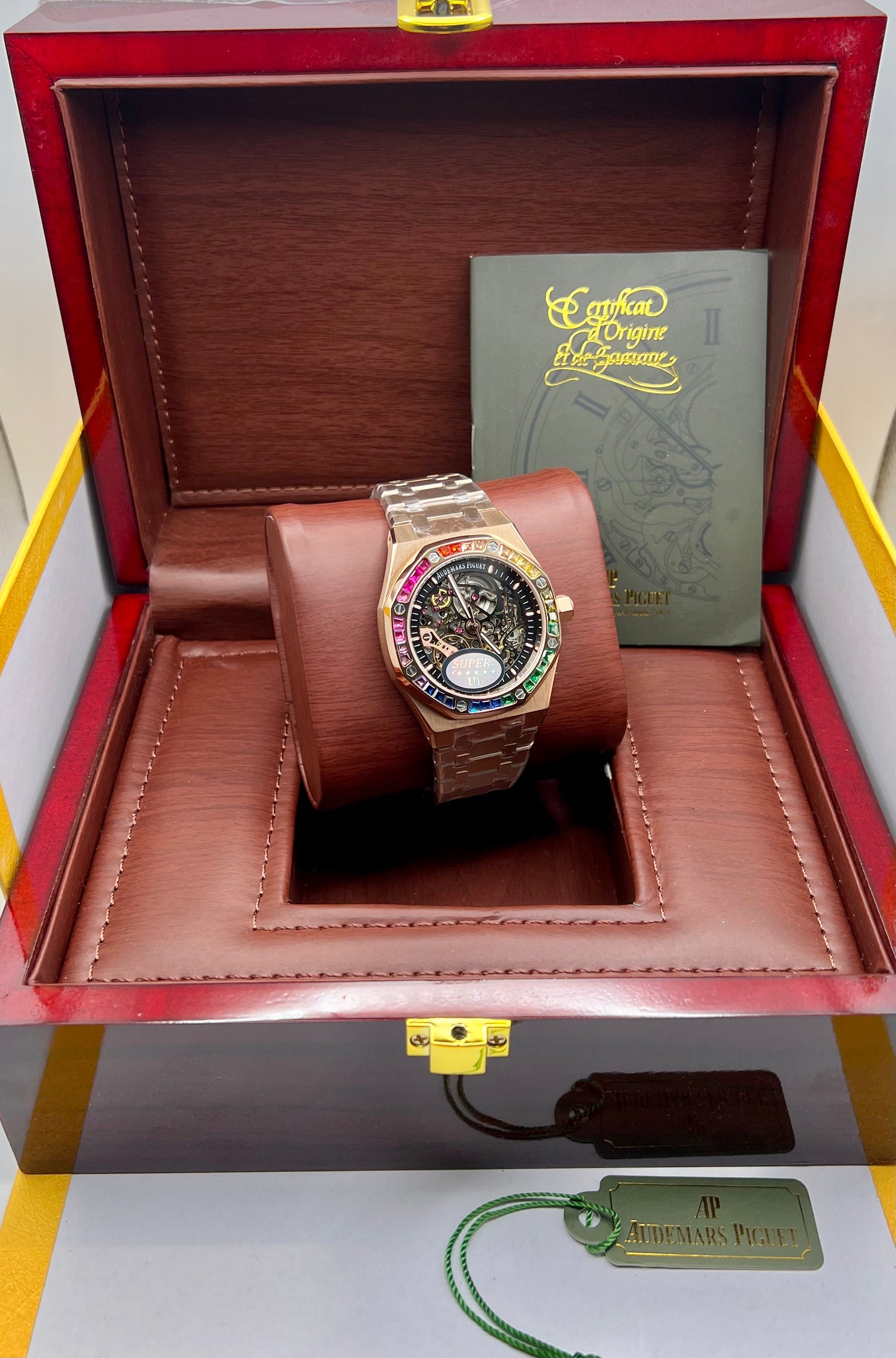 Rose Gold Skeleton Automatic