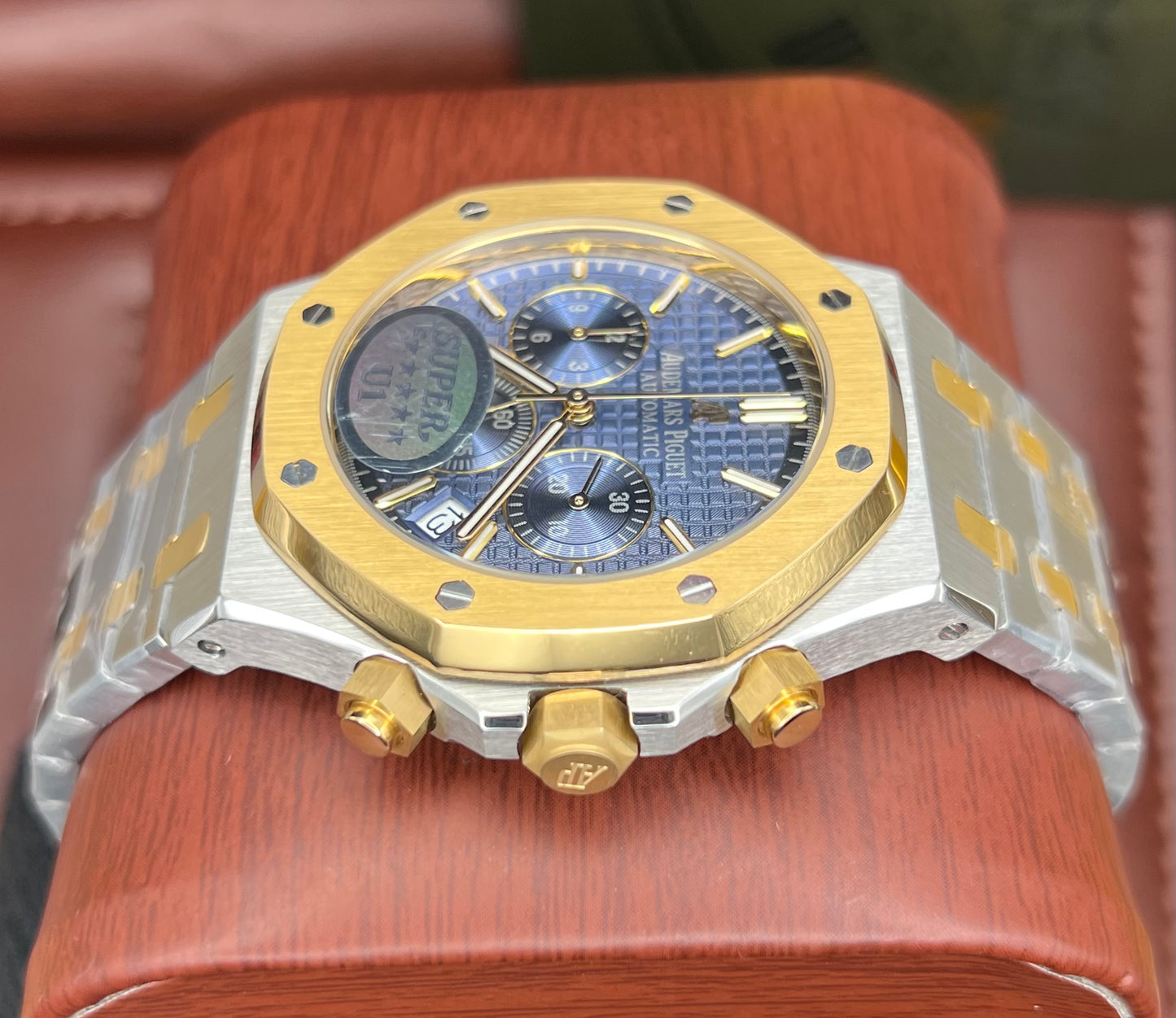 Blue Two Tone Chronograph