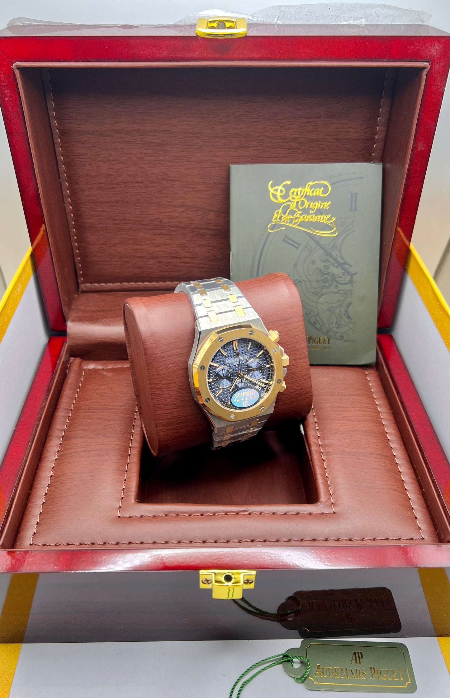 Blue Two Tone Chronograph