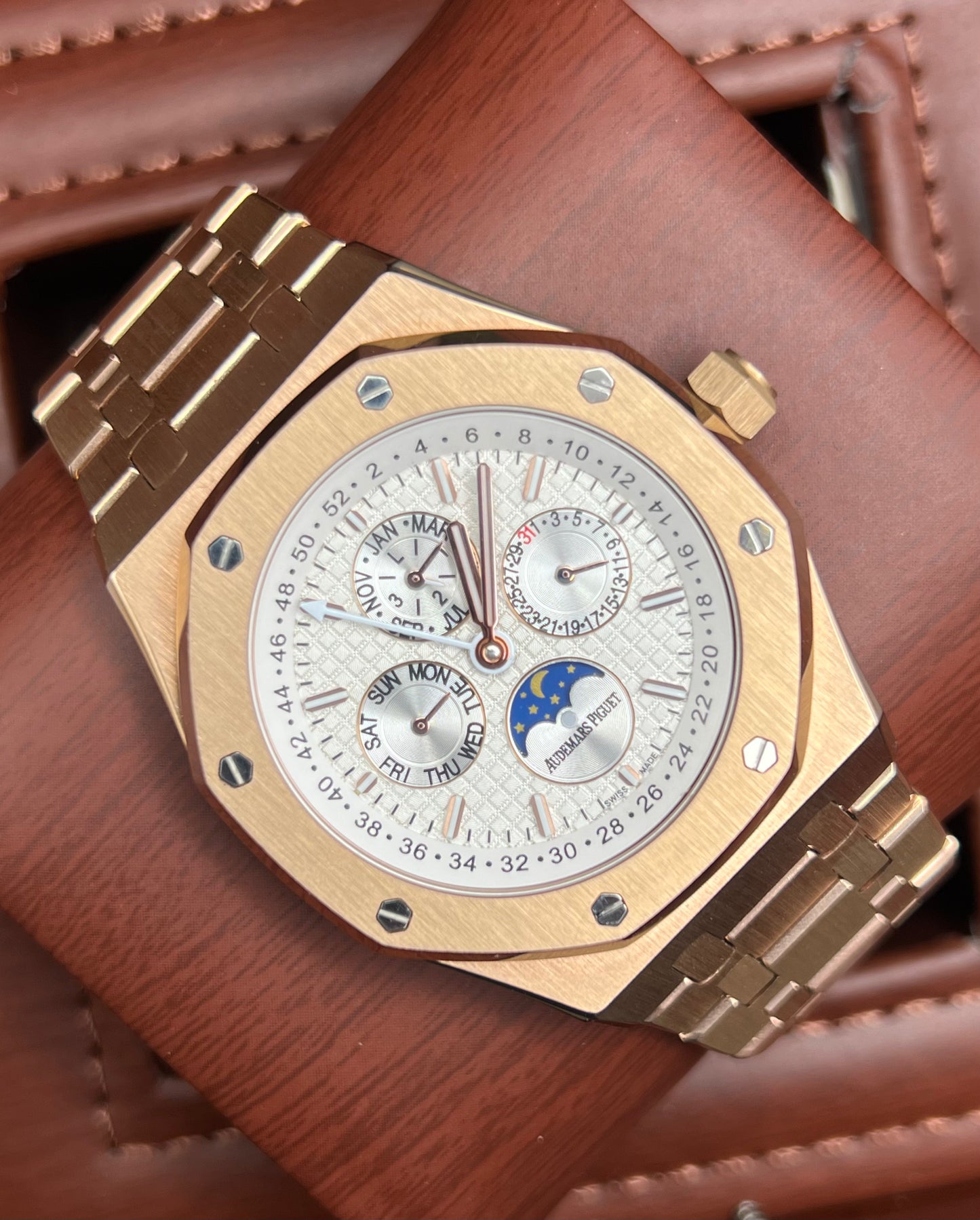 Rose Gold Moonphase Automatic