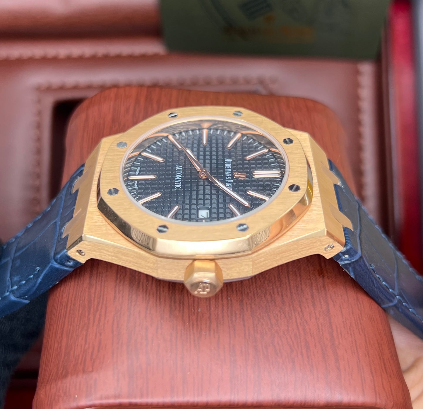 Black Blue Strap Automatic