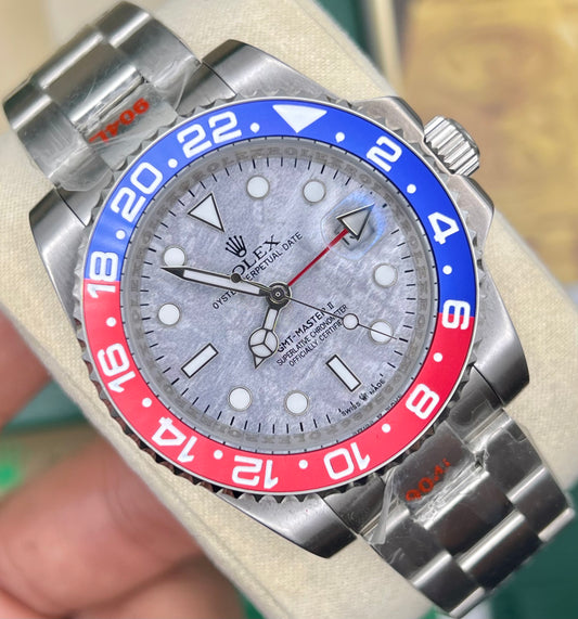 Grey Pepsi Automatic – Oyster Chain