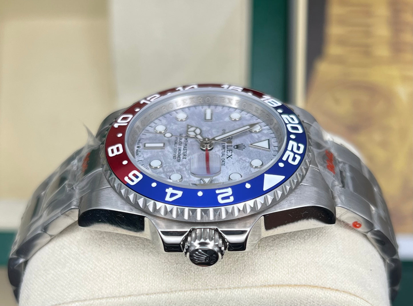 Grey Pepsi Automatic – Oyster Chain