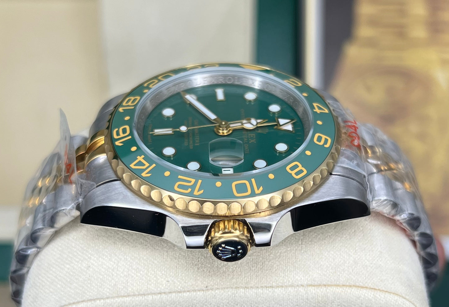 Green Two Tone Automatic – Jubilee Chain