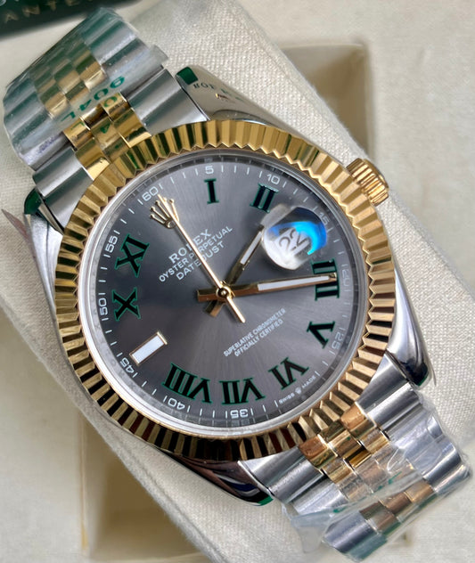 Grey Roman Automatic – Jubilee Chain