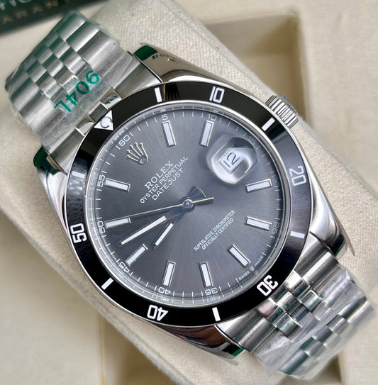 Grey Black Automatic – Jubilee Chain