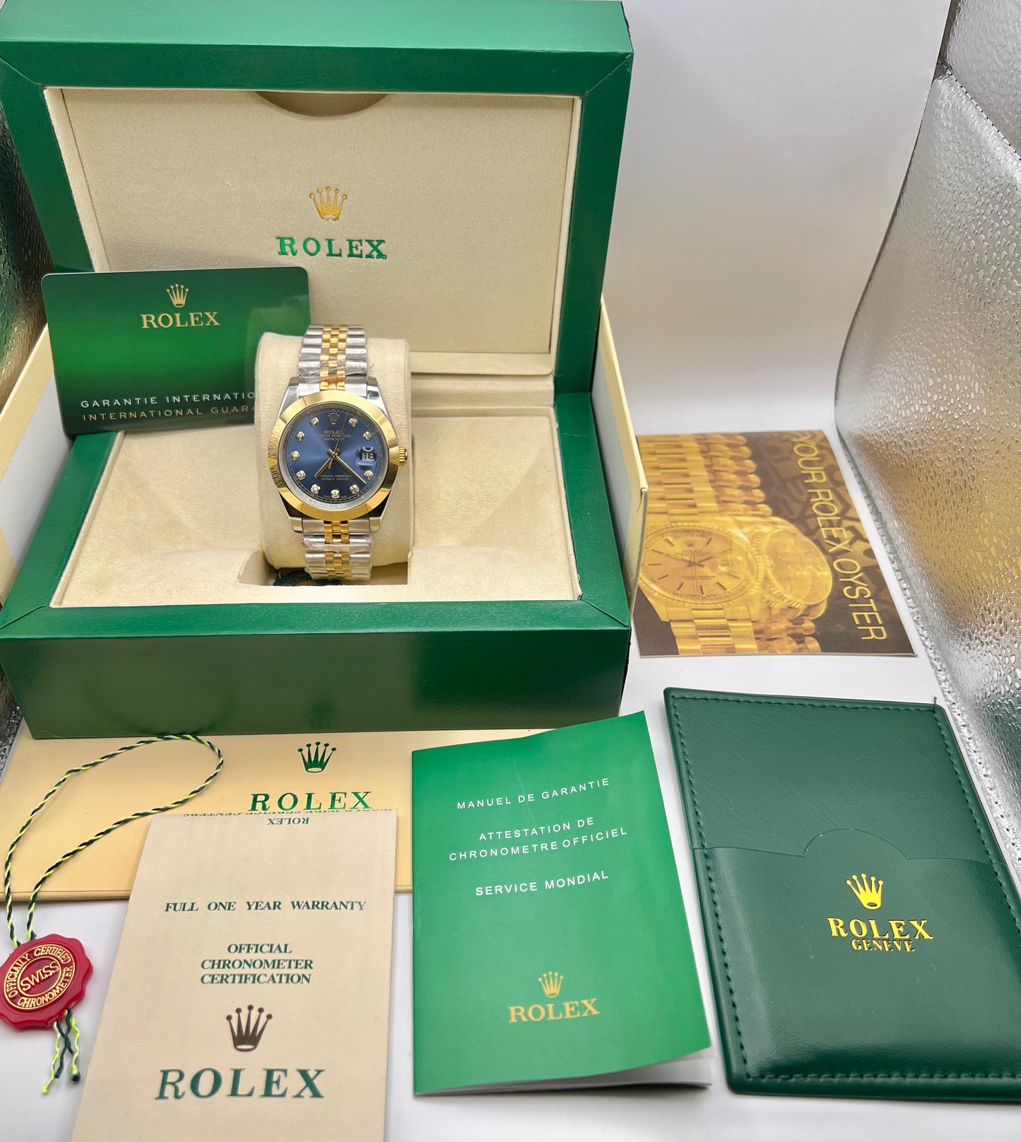 Blue Diamond Automatic – Jubilee Chain