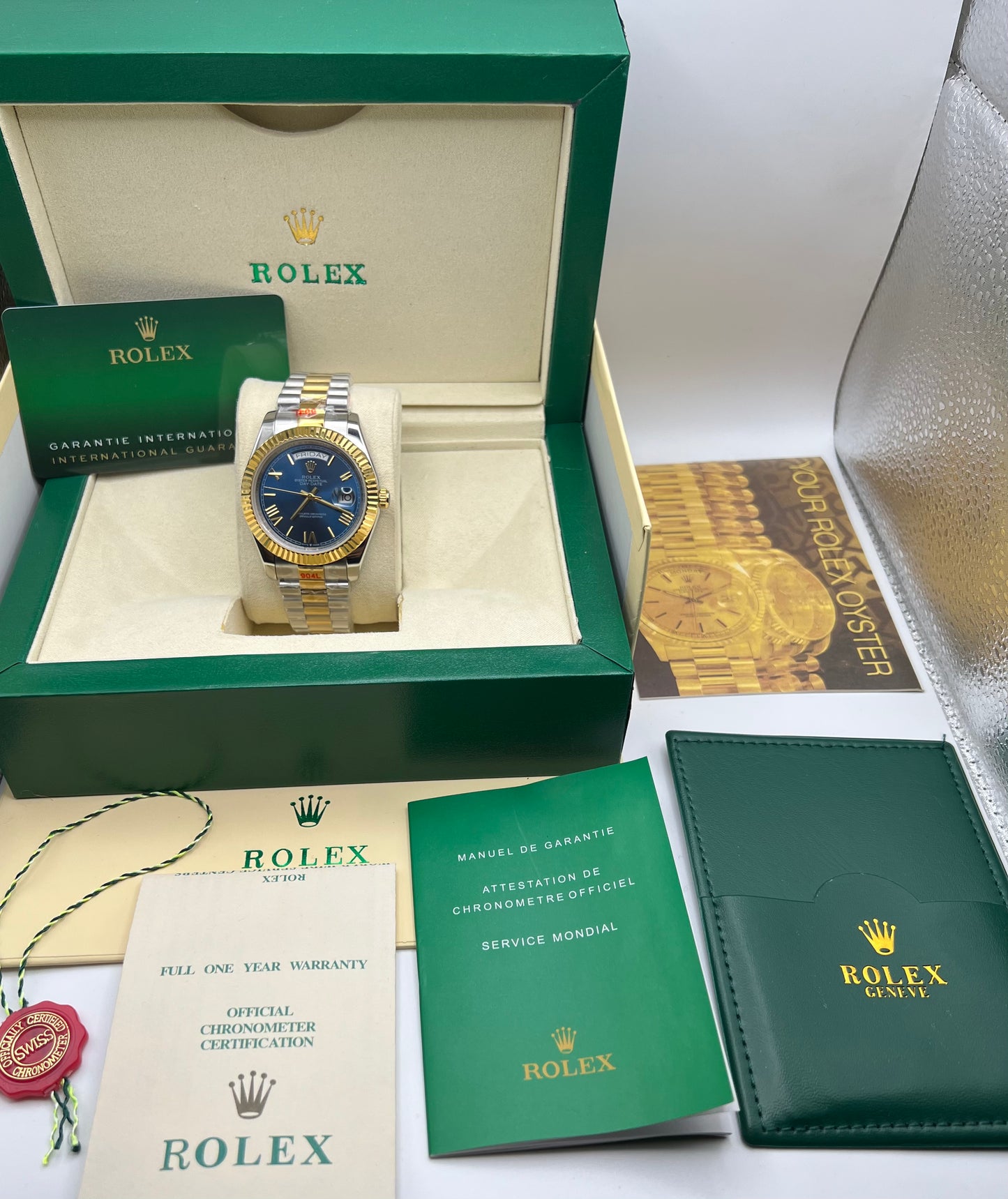 Blue Roman Automatic – President Chain