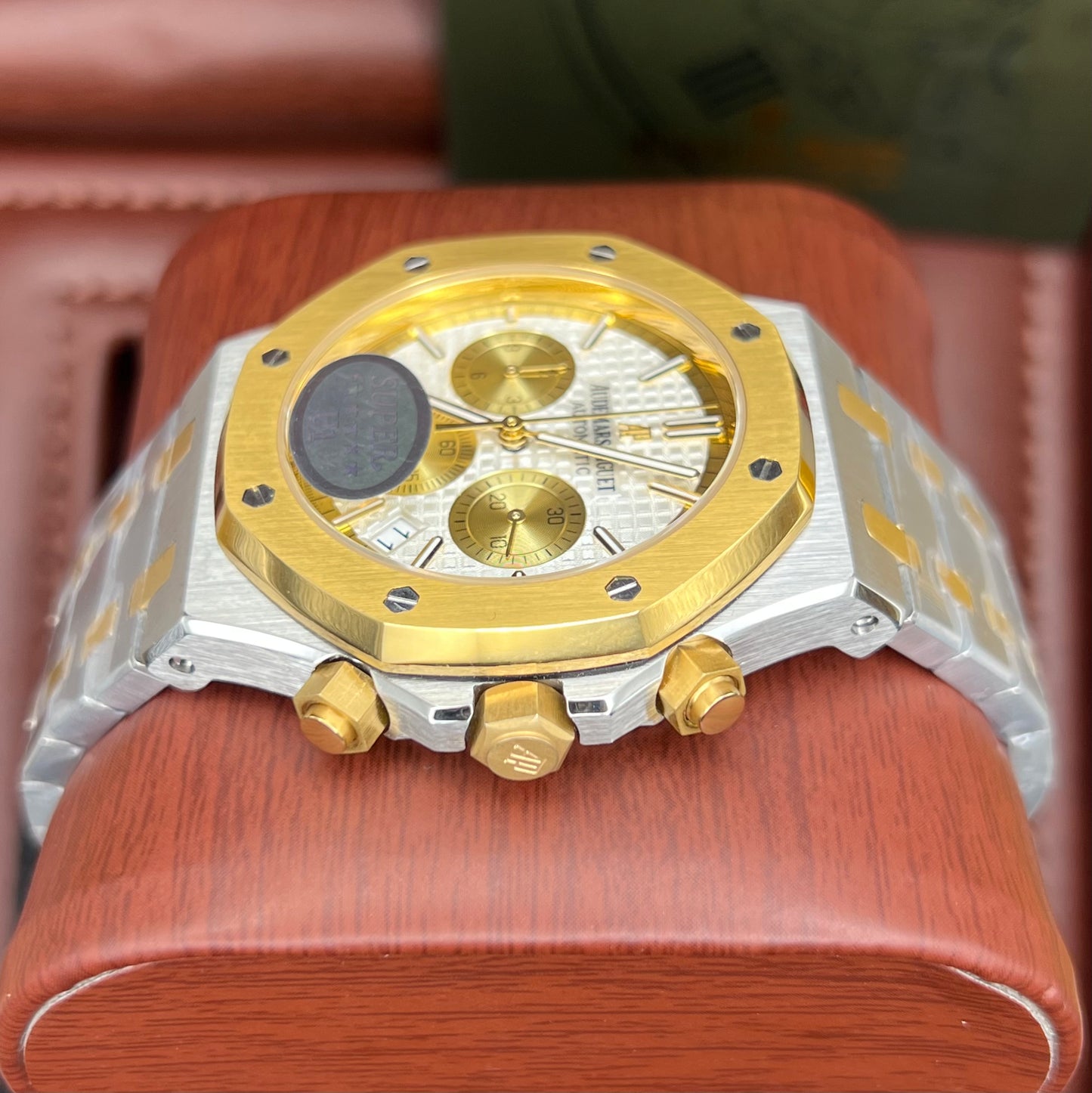 White Two Tone Chronograph