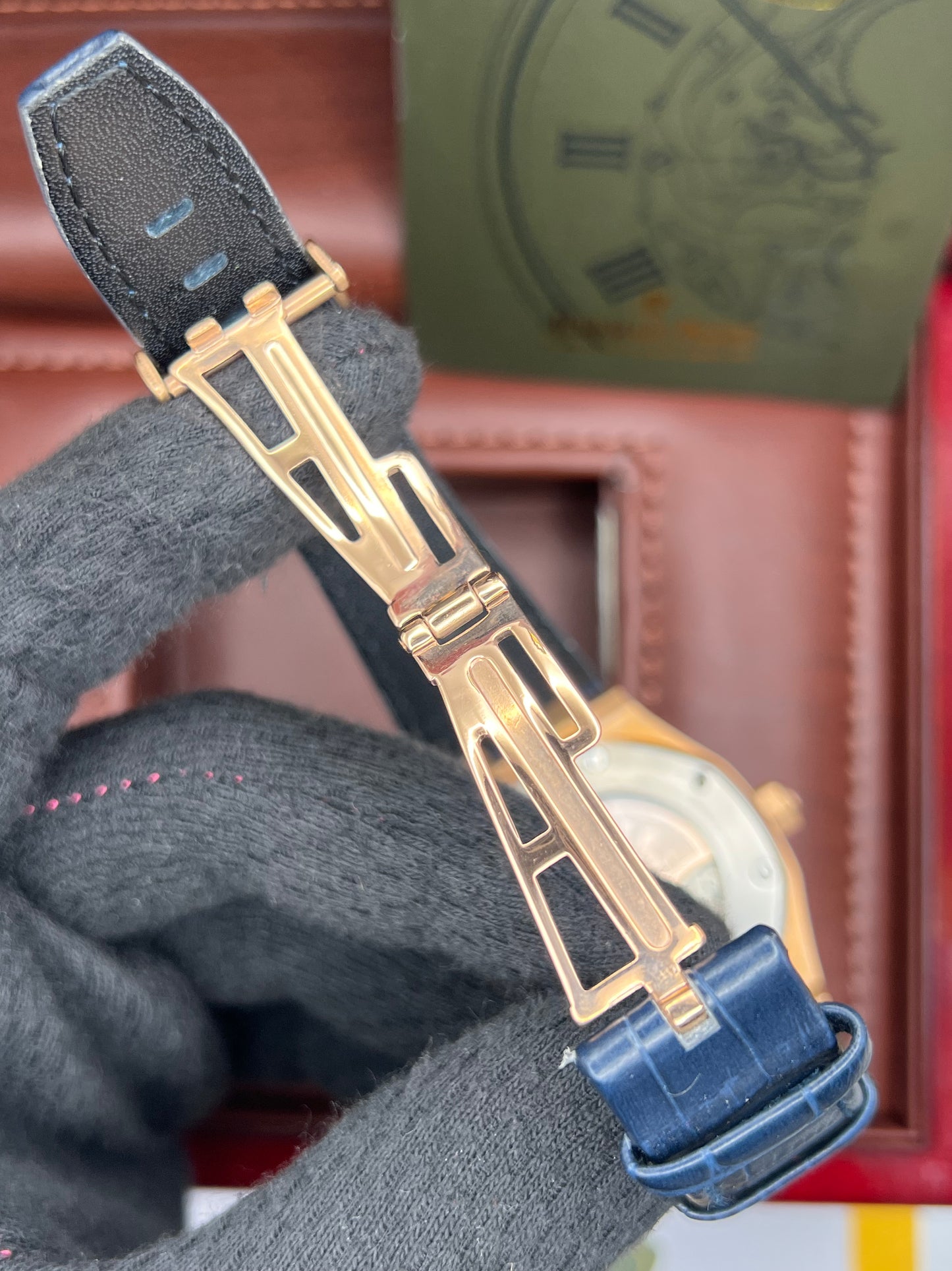 Black Blue Strap Automatic