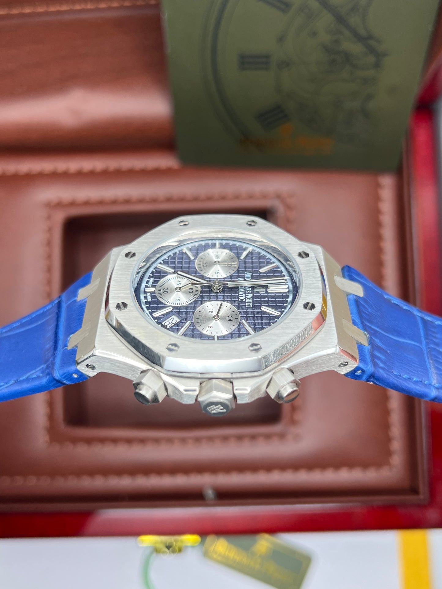 Blue Chronograph Strap