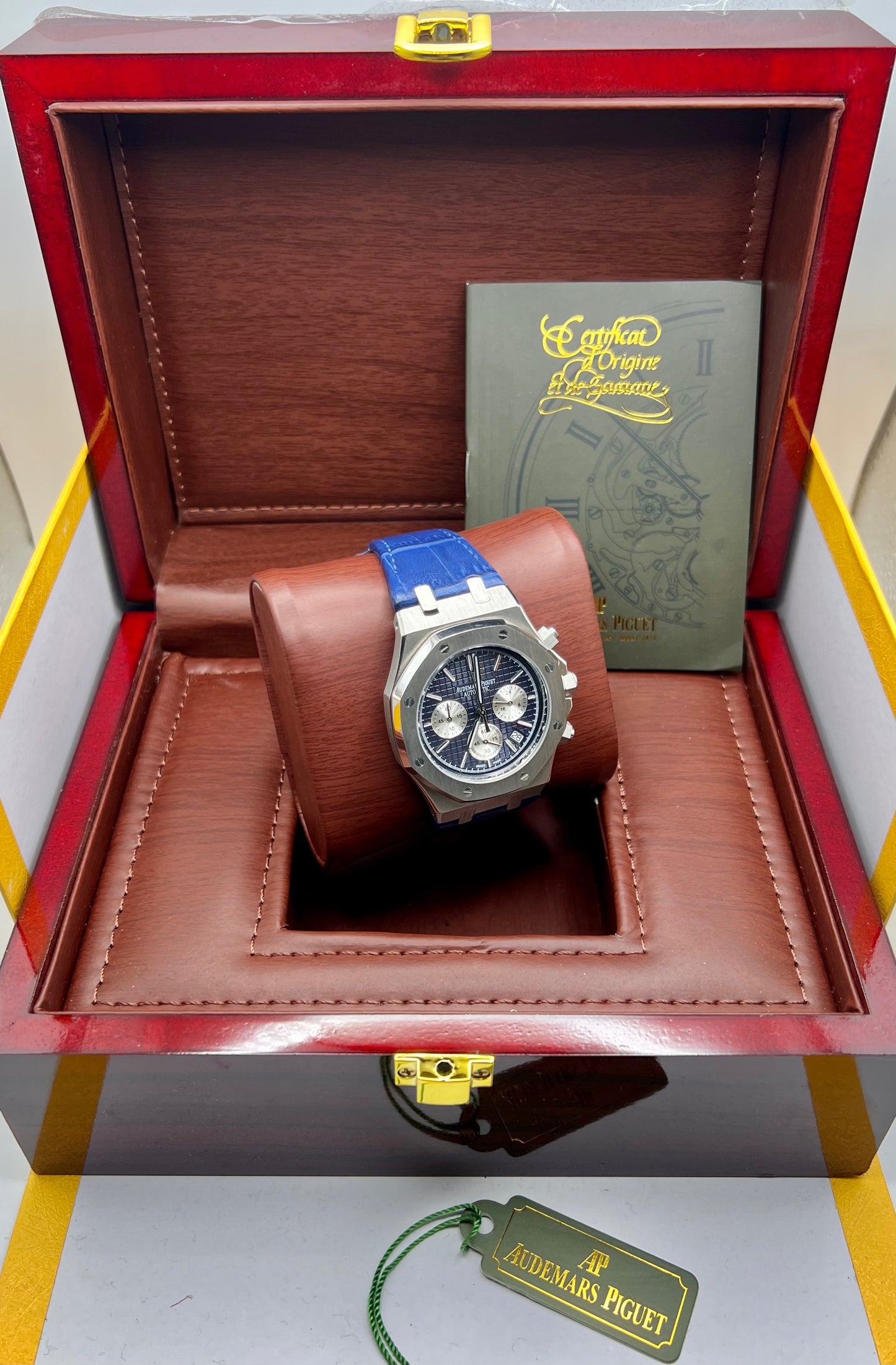 Blue Chronograph Strap
